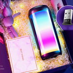 RGB Ambient Bluetooth Speaker for Gaming & Room Decor Zeneroo