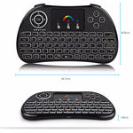 Zeneroo H9 Wireless Backlit Touch Keyboard Mini USB Remote Zeneroo