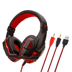 RGB Gaming Headset with Mic – Wired Stereo Headphones for PC Zeneroo