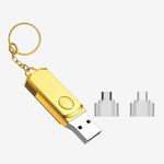 Zeneroo Metal USB Flash Drive 128GB/256GB OTG High Capacity Zeneroo