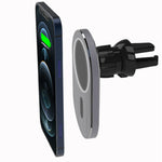 Zeneroo Magnetic Wireless Car Charger USB-C Aluminum Gray Zeneroo