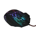 Zeneroo RGB Wired Gaming Mouse 1200 DPI Optical USB Black Zeneroo