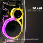 RGB Waterproof Bluetooth Speaker with Deep Bass & TWS Zeneroo