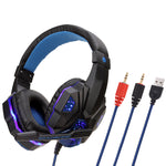 RGB Gaming Headset with Mic – Wired Stereo Headphones for PC Zeneroo