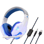 RGB Gaming Headset with Mic – Wired Stereo Headphones for PC Zeneroo