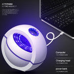 Zeneroo USB Mosquito Killer Lamp 5W 360° Electric Bug Zapper Zeneroo
