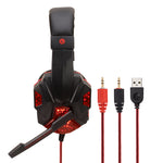 RGB Gaming Headset with Mic – Wired Stereo Headphones for PC Zeneroo