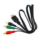 Zeneroo HDMI to 3 RCA AV Cable 1m Composite Video Adapter Black Zeneroo