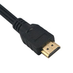 Zeneroo HDMI to 3 RCA AV Cable 1m Composite Video Adapter Black Zeneroo