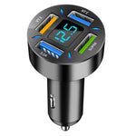 Zeneroo 4-Port USB Car Charger QC3.0 7A Fast Charging Adapter Zeneroo