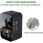 Zeneroo Universal Travel Adapter USB C Worldwide Power Plug Charger Zeneroo