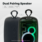 RGB Waterproof Bluetooth Speaker with Deep Bass & TWS Zeneroo
