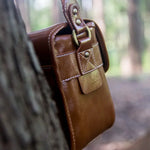 Zeneroo Oil Leather SLR Camera Shoulder Bag PU Vintage Style Zeneroo