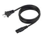 Zeneroo US Two Plug 8 Tail Power Cord Black PVC Extension Cable Zeneroo