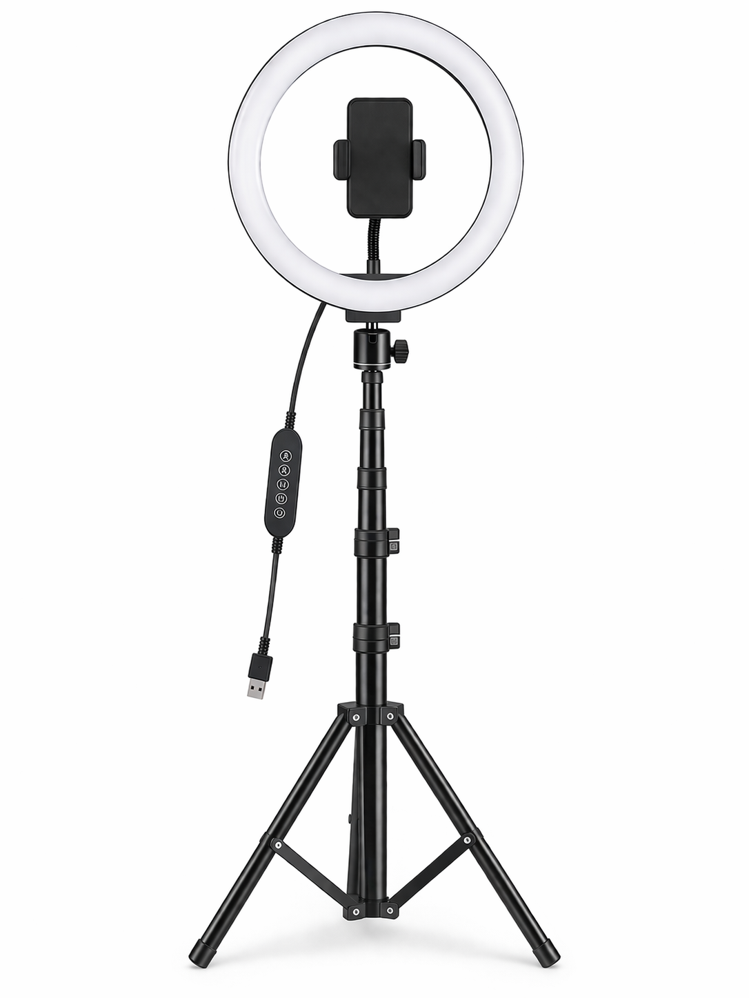 LED Ring Light with Tripod Stand for Video Recording Zeneroo