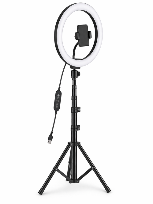 LED Ring Light with Tripod Stand for Video Recording Zeneroo