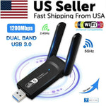 Zeneroo AC1200 Dual Band USB 3.0 WiFi Adapter 1200Mbps 5GHz Zeneroo
