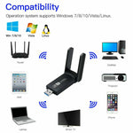 Zeneroo AC1200 Dual Band USB 3.0 WiFi Adapter 1200Mbps 5GHz Zeneroo