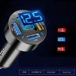 Zeneroo 4-Port USB Car Charger QC3.0 7A Fast Charging Adapter Zeneroo