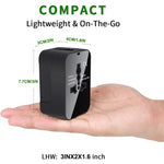 Zeneroo Universal Travel Adapter USB C Worldwide Power Plug Charger Zeneroo