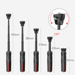 All-in-One Selfie Stick Tripod with LED Fill Light & Phone Mount Zeneroo