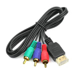 Zeneroo HDMI to 3 RCA AV Cable 1m Composite Video Adapter Black Zeneroo