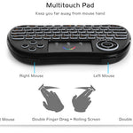 Zeneroo H9 Wireless Backlit Touch Keyboard Mini USB Remote Zeneroo