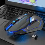 Zeneroo Wireless Silent Gaming Mouse 1600DPI Ergonomic USB Zeneroo