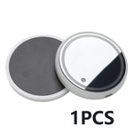 Zeneroo LED Car Cup Holder Coaster RGB Light USB Solar Charging Zeneroo